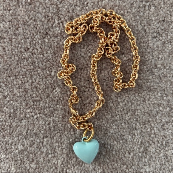 NWOT Roxanne Assoulin The Mini Puffy Heart Necklace - Picture 4 of 4